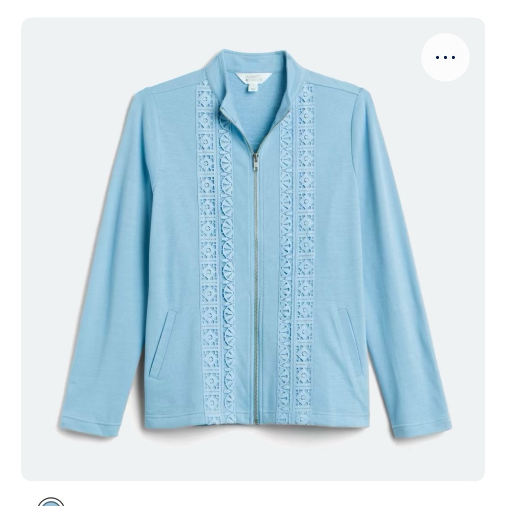 NWT Size XL. Market and Spruce knit jacket with crochet detail. From Stitch Fix.